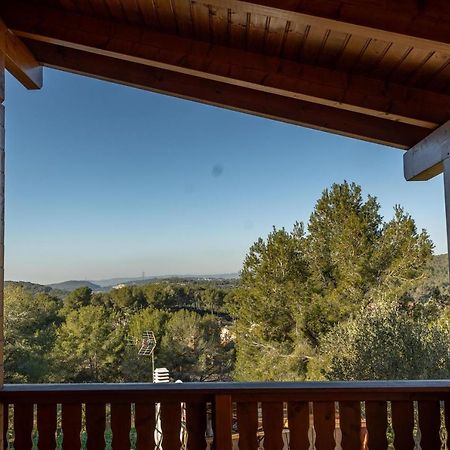 Casa De Madera En Calafell Villa Exterior foto