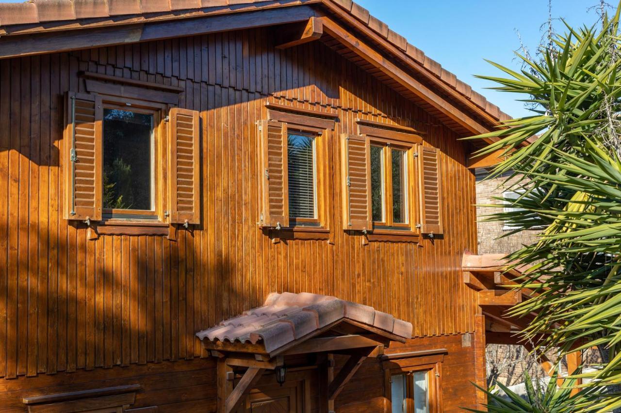 Casa De Madera En Calafell Villa Exterior foto