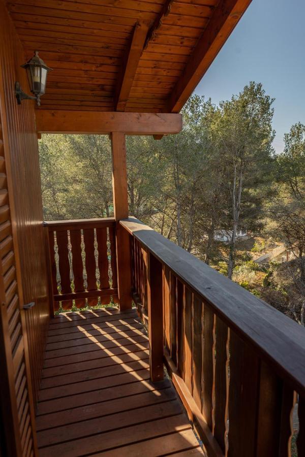 Casa De Madera En Calafell Villa Exterior foto